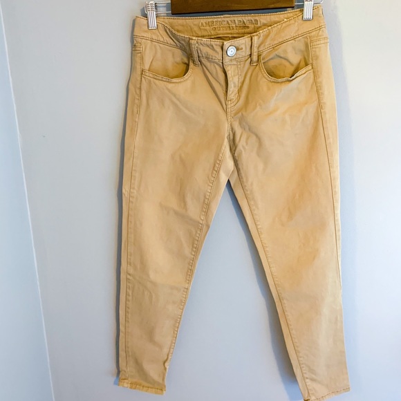 American Eagle Khaki Jeggings | Poshmark